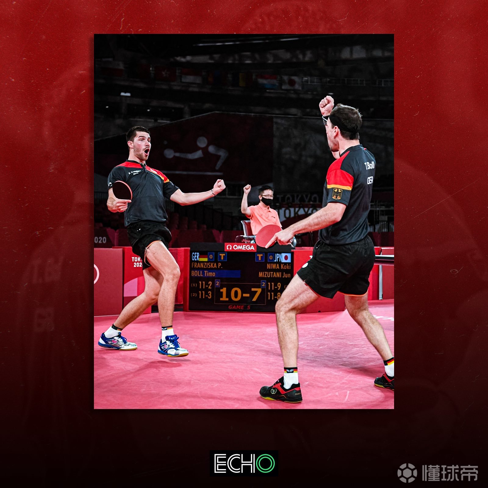 日本乒乓球队血洗韩国乒乓球队，波尔关键制胜