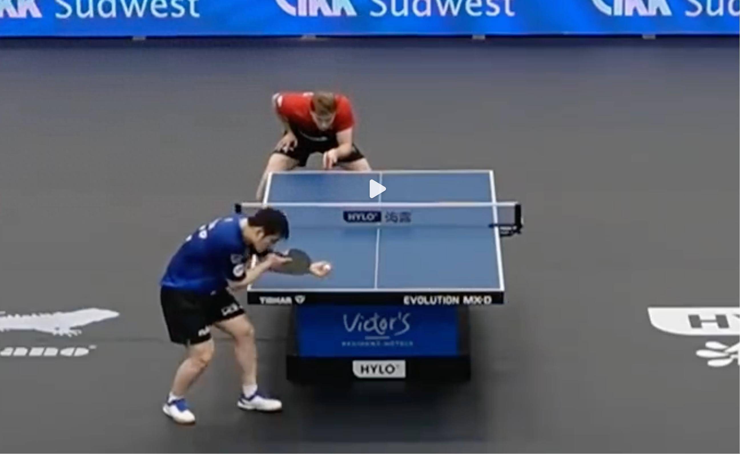 包含德国乒乓球队横扫韩国乒乓球队，奥恰洛夫统治全场的词条